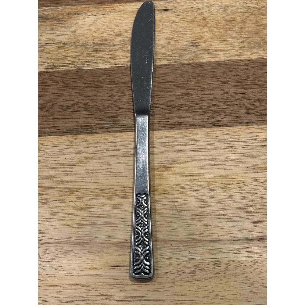 Set of 8 Vintage Alhambra Stainless Japan Butter Knives
